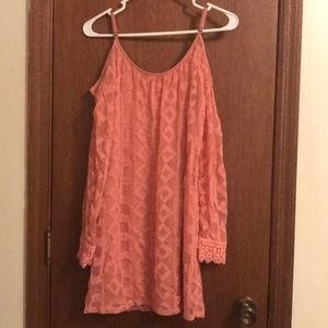 Super cute corral off the shoulder dress SOLD